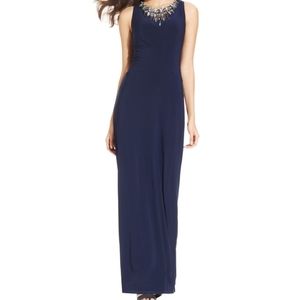 NWT Vince Camuto evening gown navy blue Size 2